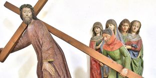 Figurengruppe „Kreuztragender Christus“, Klosterkirche St. Anna des Klosters Heiligkreuztal