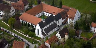 Luftansicht von Kloster Heiligkreuztal