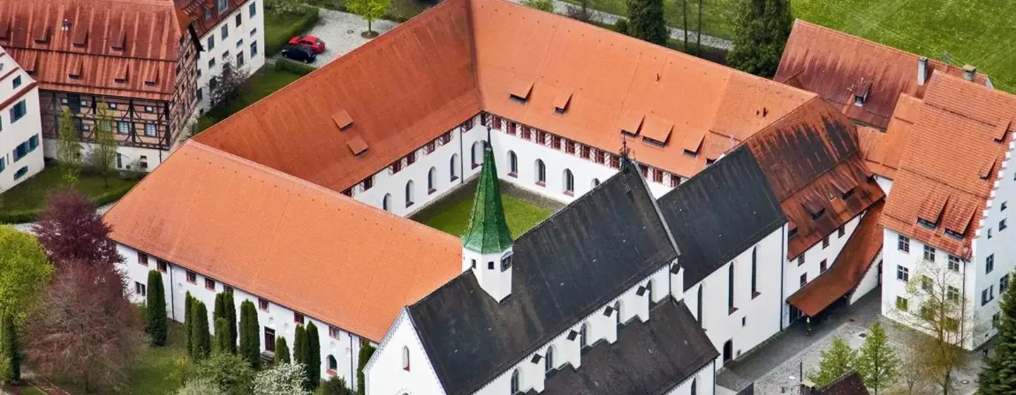 Kloster Heiligkreuztal, Luftaufnahme der Klosteranlage