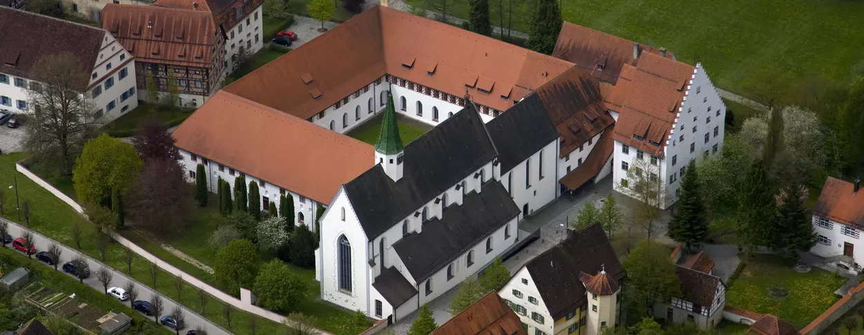 Monastère de Heiligkreuztal, Vue aérienne