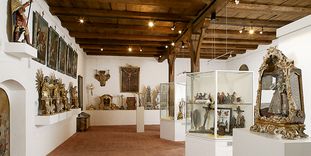 Blick in das Klostermuseum in der Bruderkirche des Klosters Heiligkreuztal